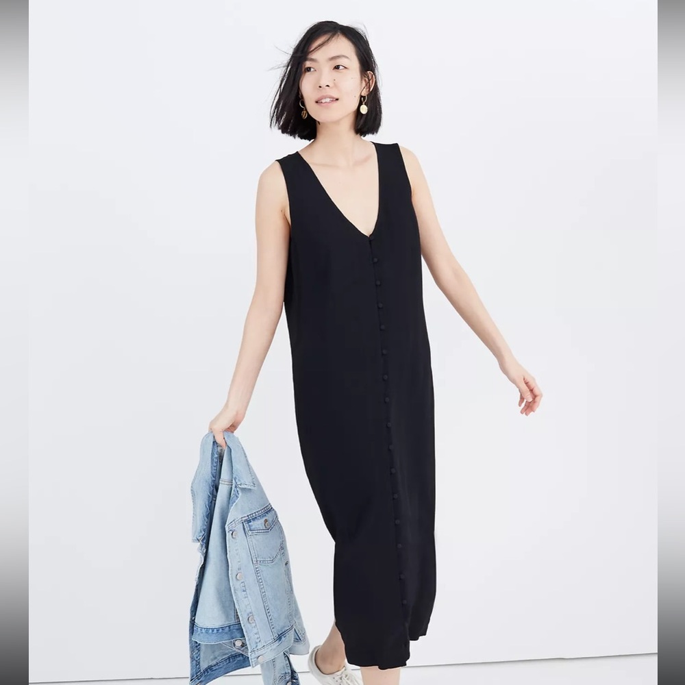 Madewell Heather Button-Front Dress. Size XS